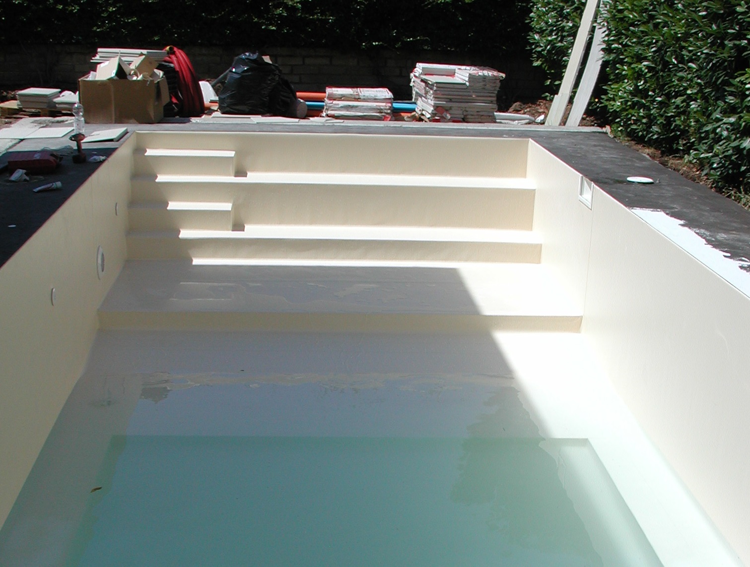 piscina in pannello installazione